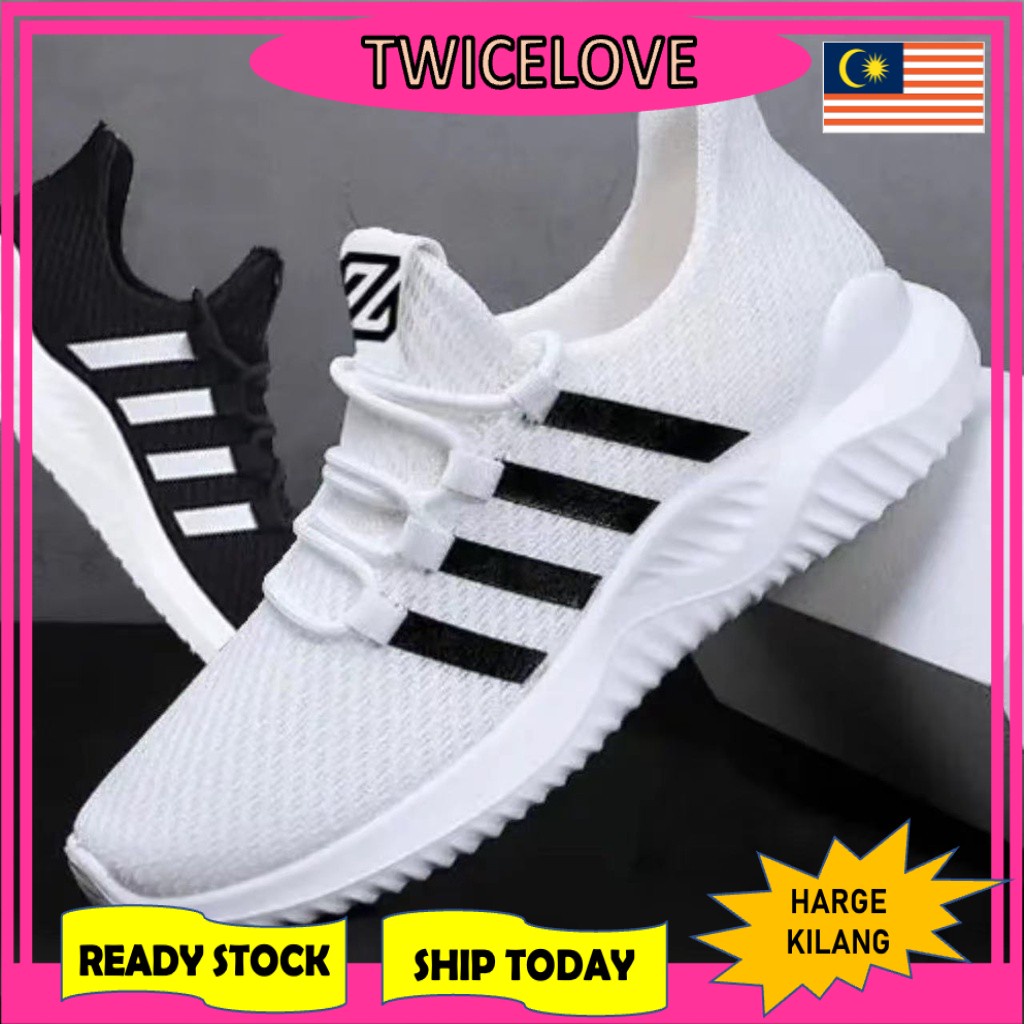 Twicelove New 4 Lining Men Sneaker Sport Shoe Kasut Lelaki