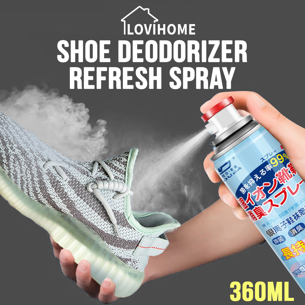 SG Shoe Deodorant Freshener Spray 360ml - Japan Ag Foot Smell Deodorizer Odour Remover Disinfectant