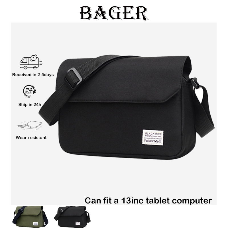 【SG Local】Men Sling Bag Men Messenger Bag Waterproof Men Shoulder Bag Outdoor Sling Bag for Men